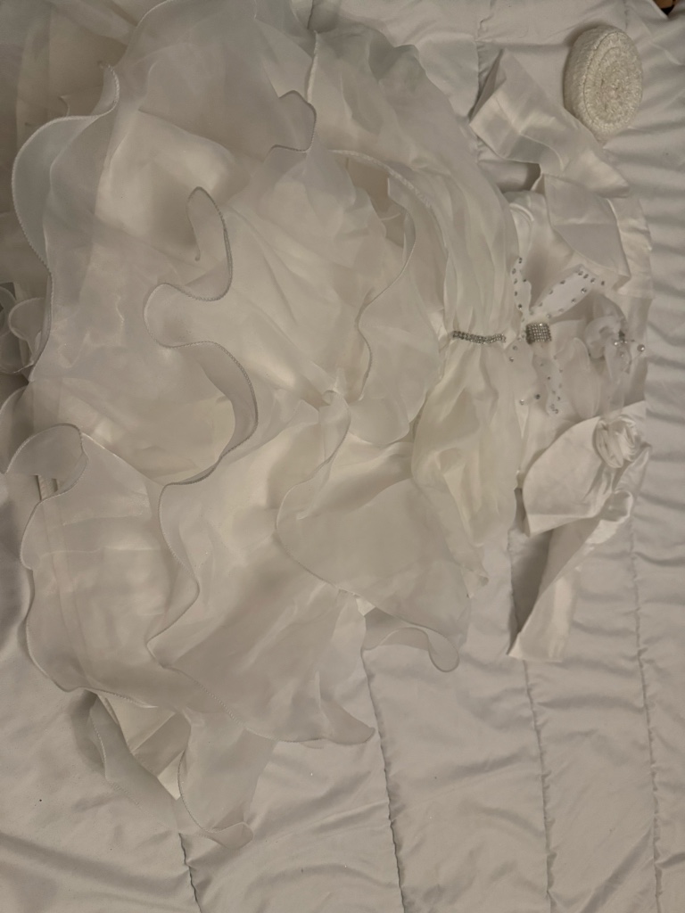 Robe été fille blanche 